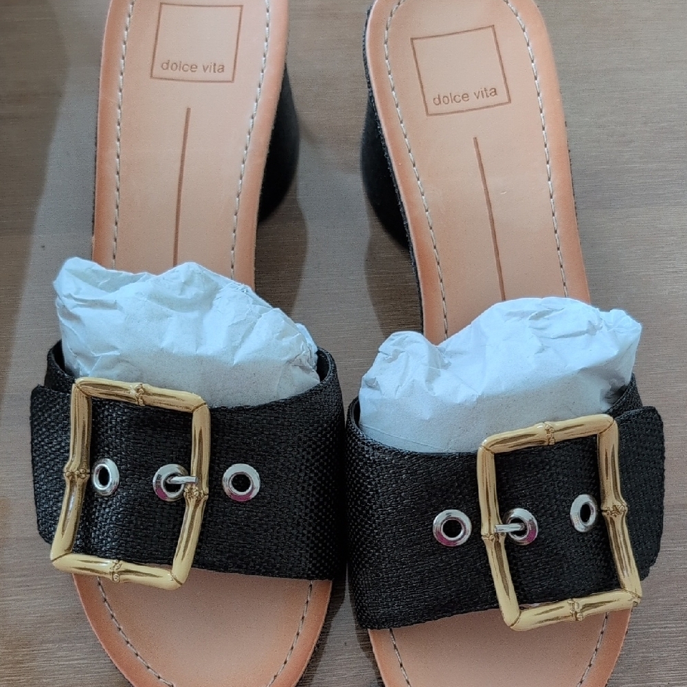 Dolce Vita Black Women's Sandals